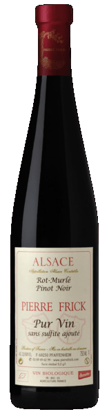 Pinot Noir Rot-Murlé Pur Vin sans sulfite