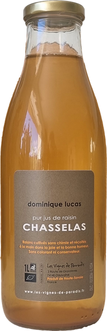 Pur Jus de Raisin Chasselas