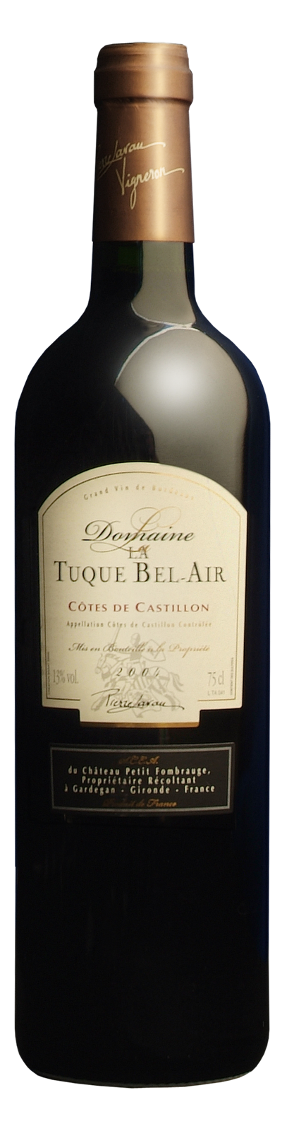 Magnum Domaine La Tuque Bel Air Castillon Côtes de Bordeaux 2016 - Photo 1