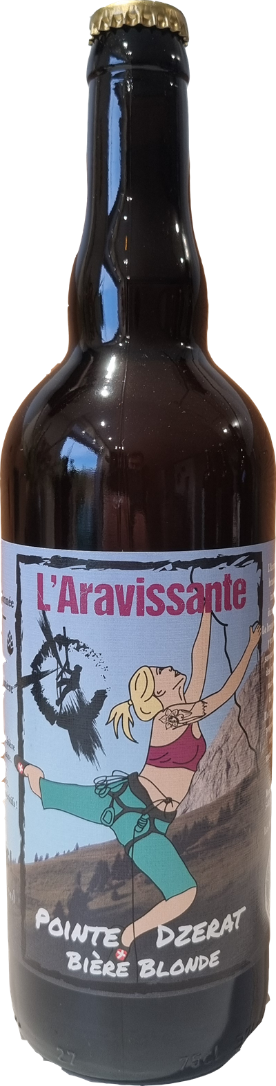 Pointe d'Zerat Blonde Lager 75cl - Photo 1